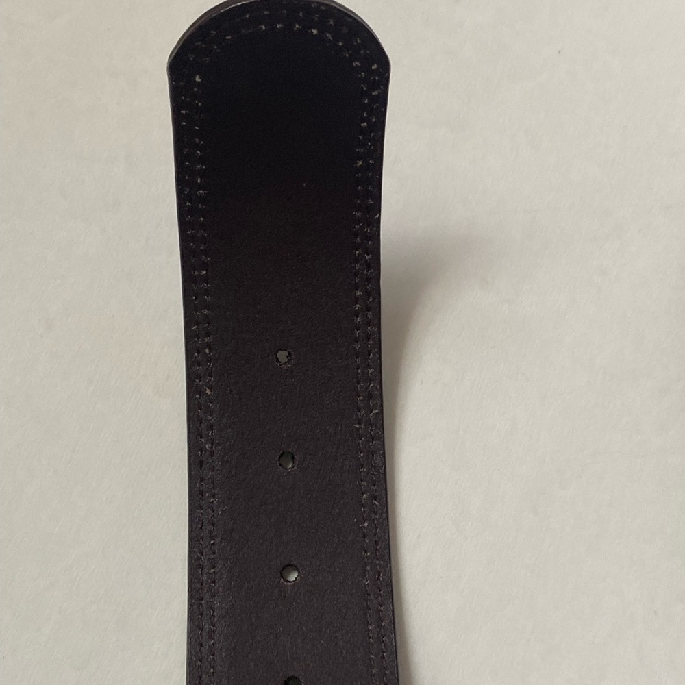 Banana Republic Genuine Patent Leather Brown Wide Belt Size M - Picture 8 of 13